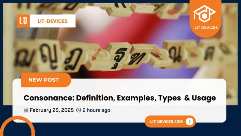 Image displaying the concept of consonance in literature