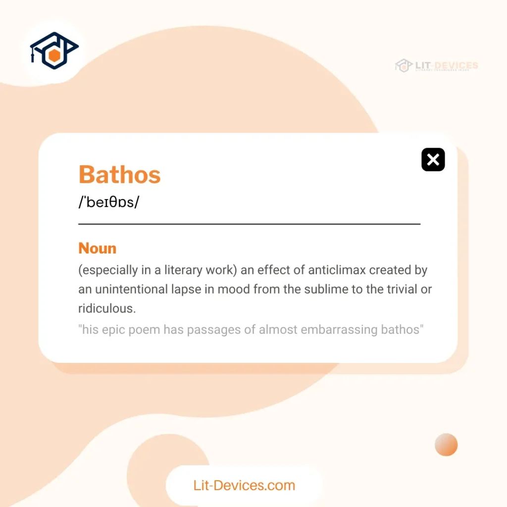 Examples for Bathos