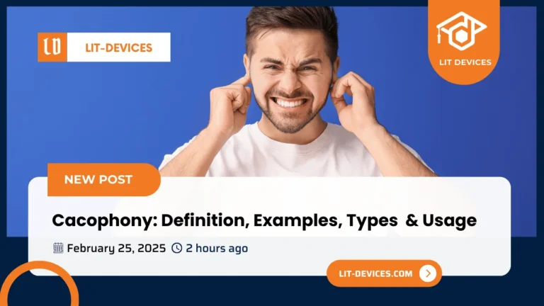 Cacophony in Literature: Types, Examples, and Usage