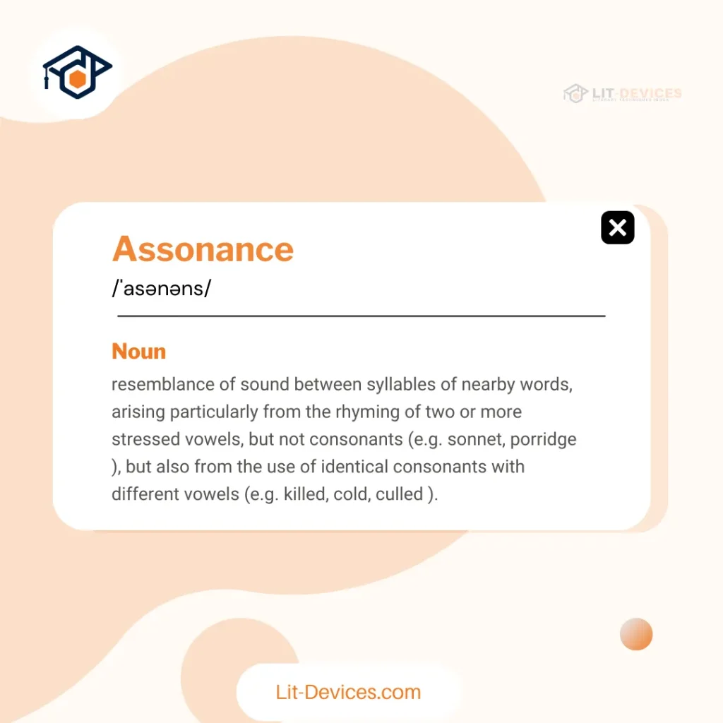 definition of assonance