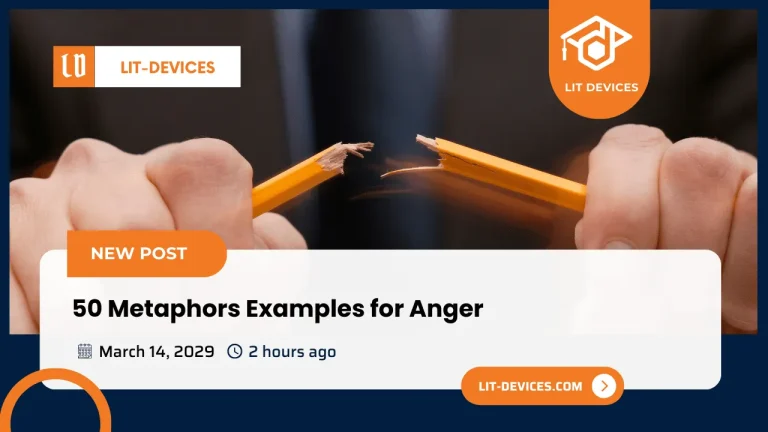 Visual illustration of various anger metaphors