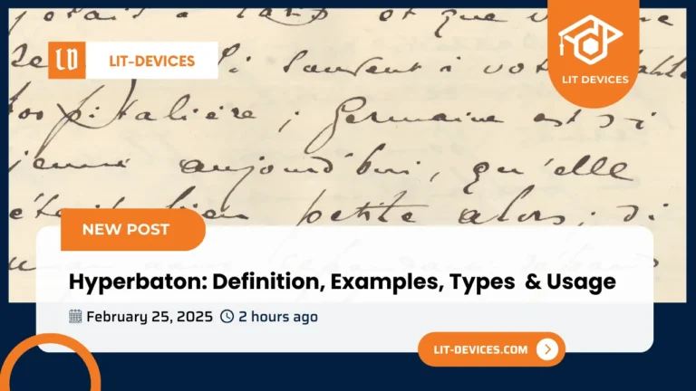 Illustrative examples of hyperbaton in poetry, prose, and speeches