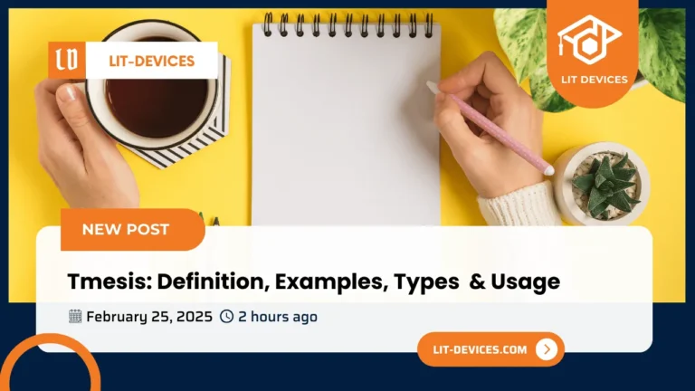 Tmesis Example: Splitting a Word into Two Segments