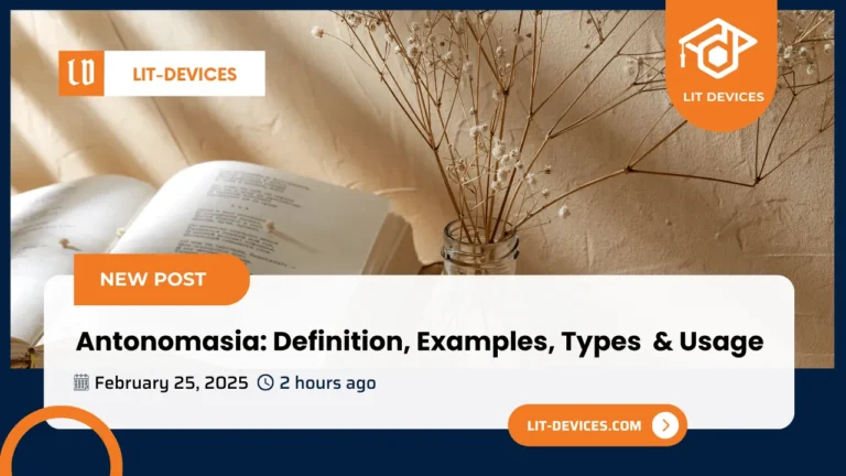 An in-depth explanation of the figure of speech known as antonomasia