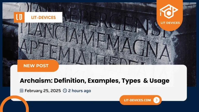 Image depicting the concept of archaism in literature