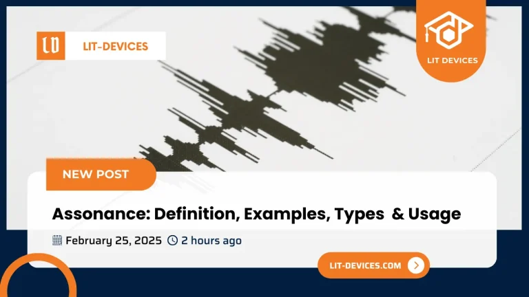 Image displaying assonance with the repetition of vowel sounds
