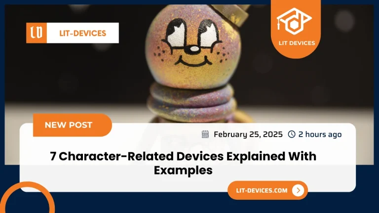 Image depicting character-related narrative techniques